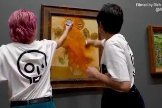 Video ukazuje aktivistky: Chrstly rajčatovou polévku na van Gogha - Seznam Zprávy
